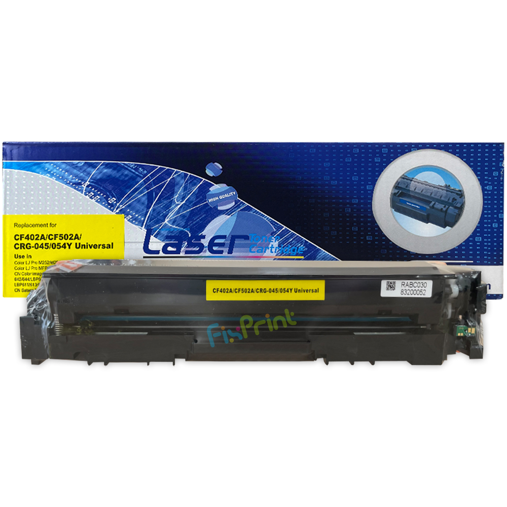 Cartridge Toner Compatible Universal HPC 201A CF402A 202A CF502A Yellow Refill Color Printer Laserjet Pro M254 MFP M280 M281 CRG 045 054 MF642Cdw MFC643CDW M252dw M252n MFP M277dw MFP M277n imageCLASS LBP611Cn LBP613Cdw MF631Cn MF633Cdw MF635Cx