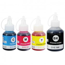 Tinta Compatible BT5000 Dye Base Cyan 50ml, Refill BT 5000 Printer Bro DCP-T220W T420W T520W T720W T920DW T310 T300