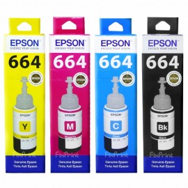 Tinta Refill Epson Original Ori 664 t6642 Cyan 70ml, , Printer L110 L120 L210 L220 L300 L310 L350 L355 L360 L365 L380 L405 L455 L485 L550 L555 L565 L100 L200